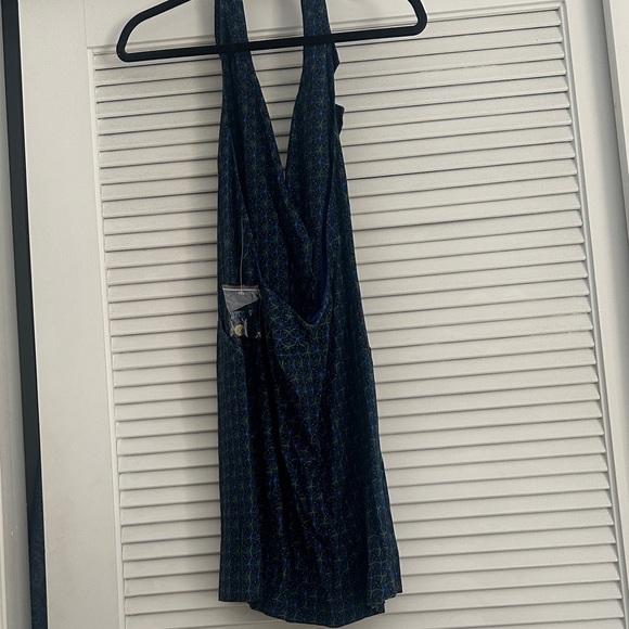 Free People Navy Blue Backless Dress - Picture 4 of 5